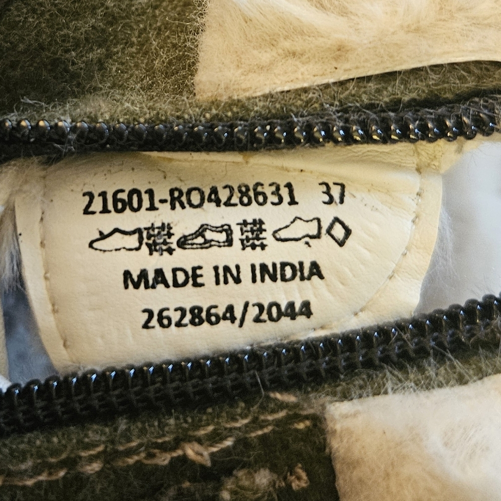 ROMIKA Women's Helsinki 01 Fleece Kombi Waterproof Boots Booties Olive New 37 - Picture 6 of 11